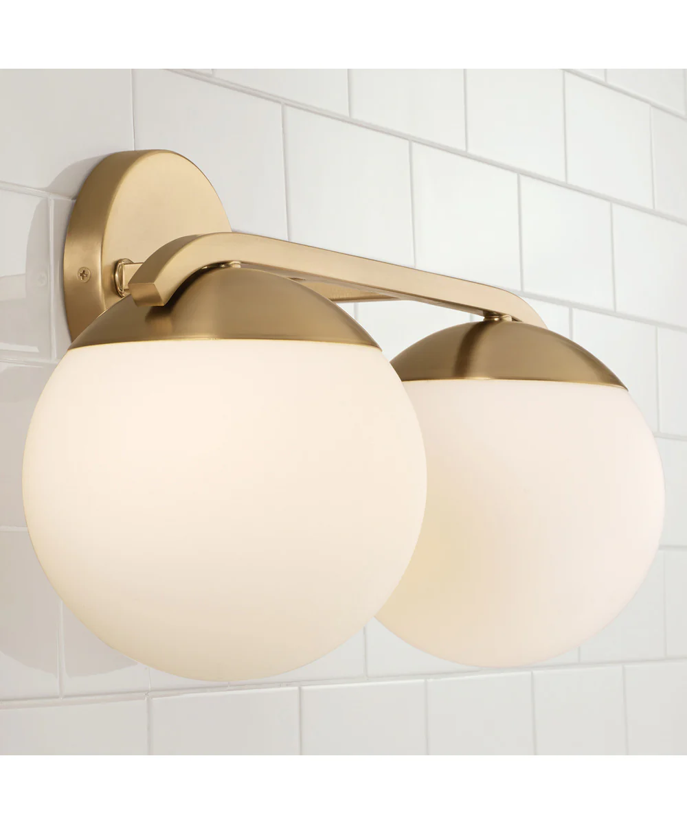 Oliver 2-Light Vanity Matte Brass - Image 5