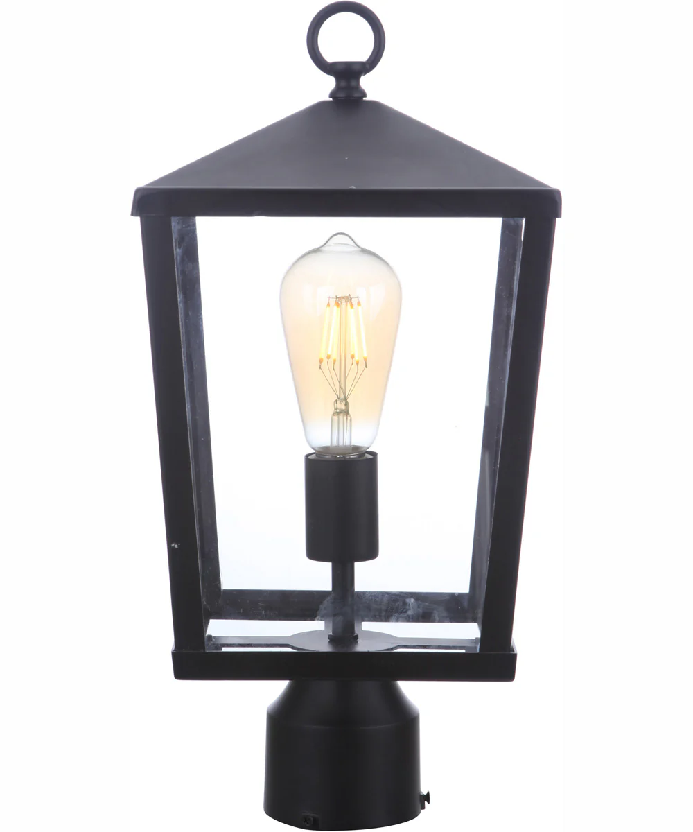Olsen 1-Light Outdoor Post Mount Midnight - Image 4
