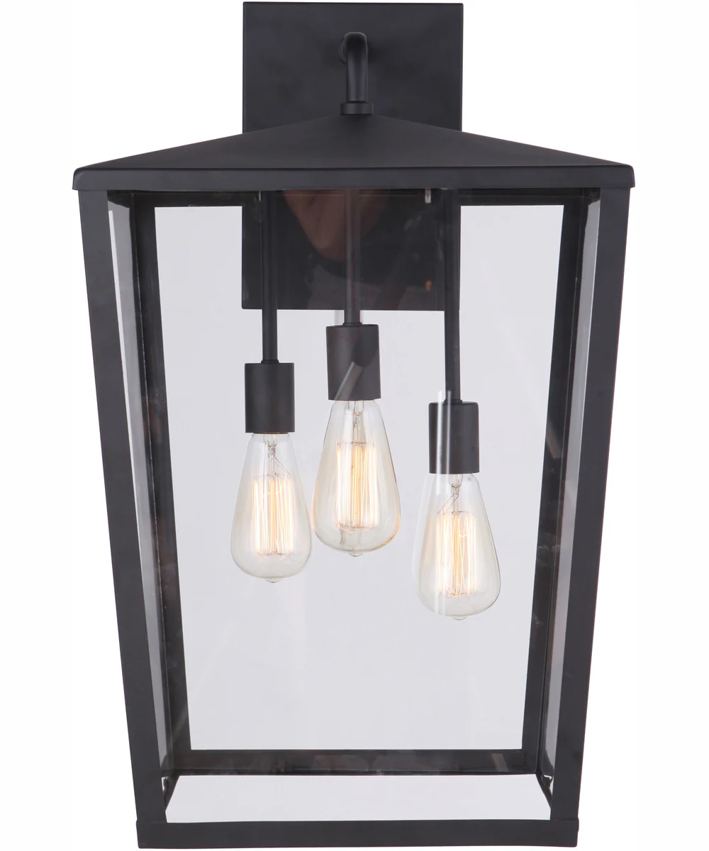Olsen 3-Light Outdoor Wall Lantern Midnight - Image 4