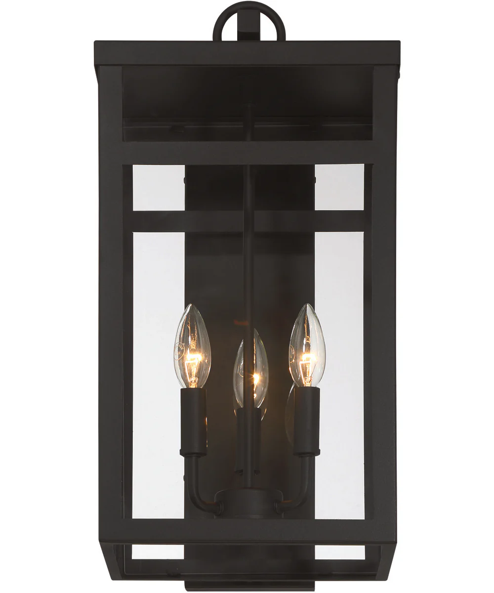 O'Neal 3-Light Outdoor Lighting Textured Black - Image 4