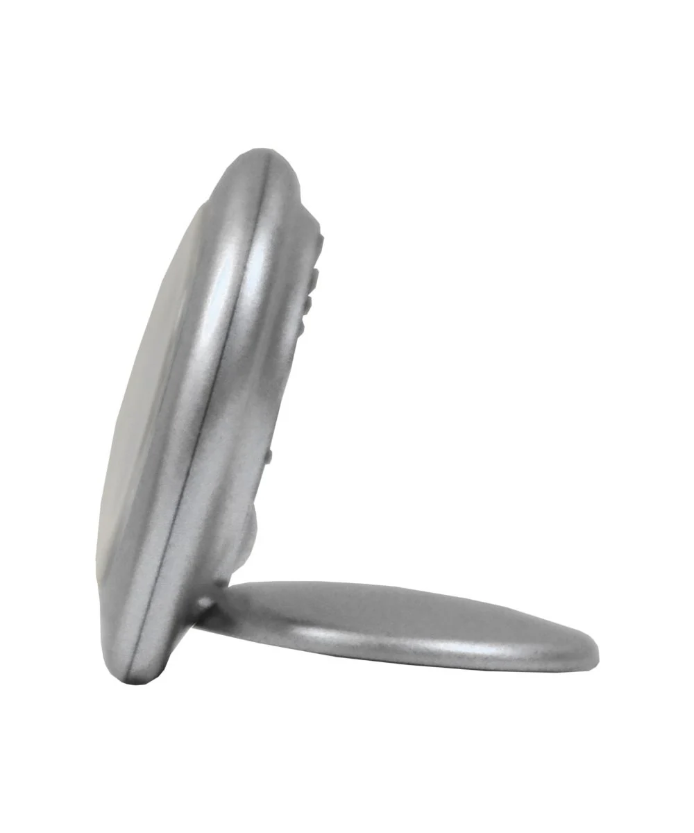 OPEN BOX Travel Alarm Clock Sakai Metallic Silver - Image 4