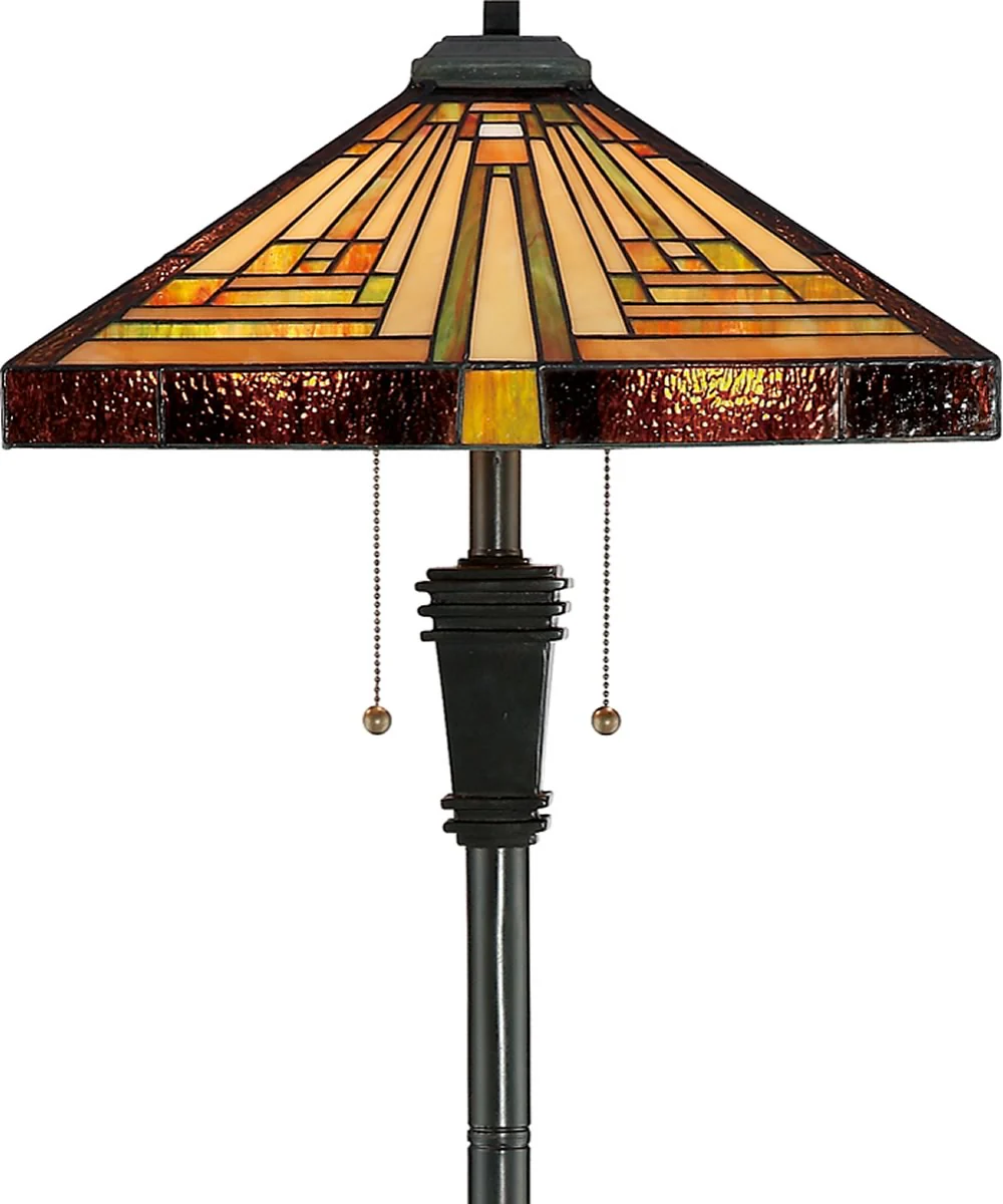 OPEN BOX Stephen Medium 2-light Floor Lamp Vintage Bronze - Image 3