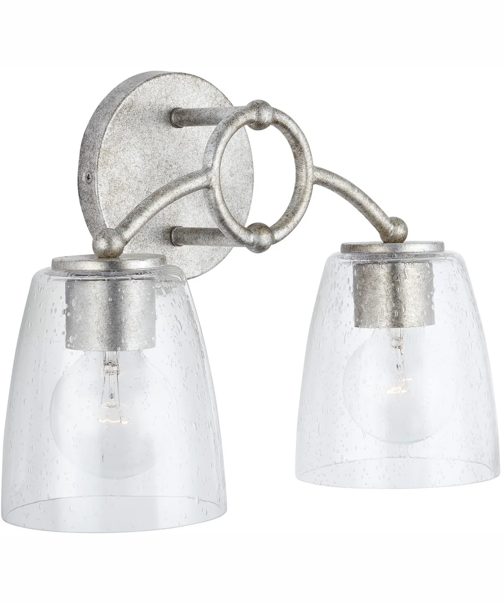 Oran 2-Light Vanity Antique Silver - Image 3