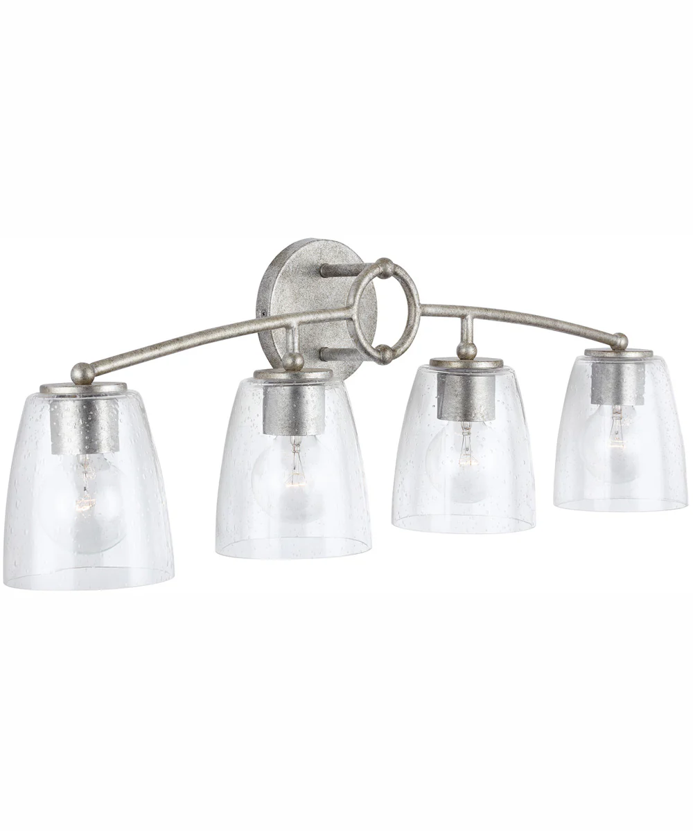 Oran 4-Light Vanity Antique Silver