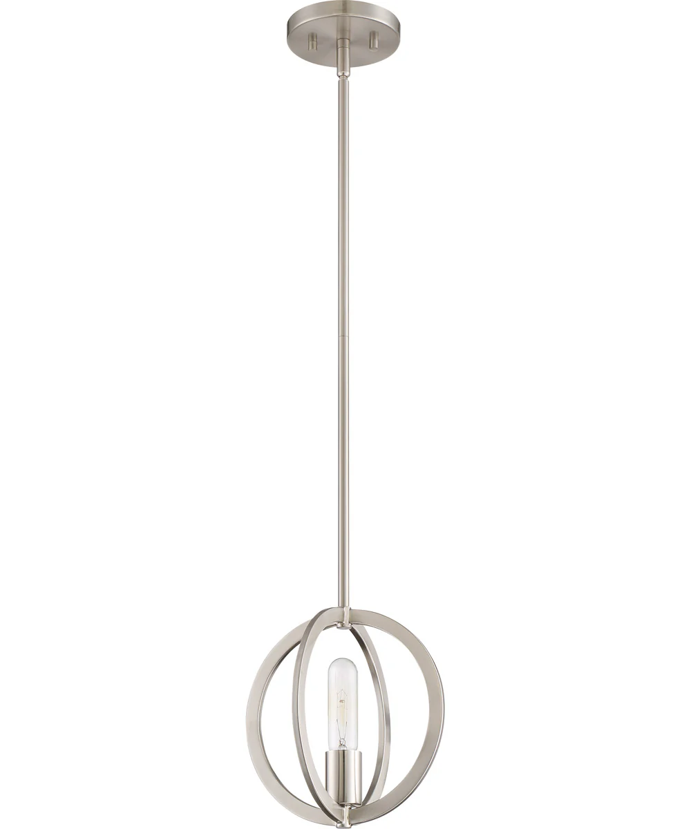 Orion Small 1-light Mini Pendant Brushed Nickel - Image 3