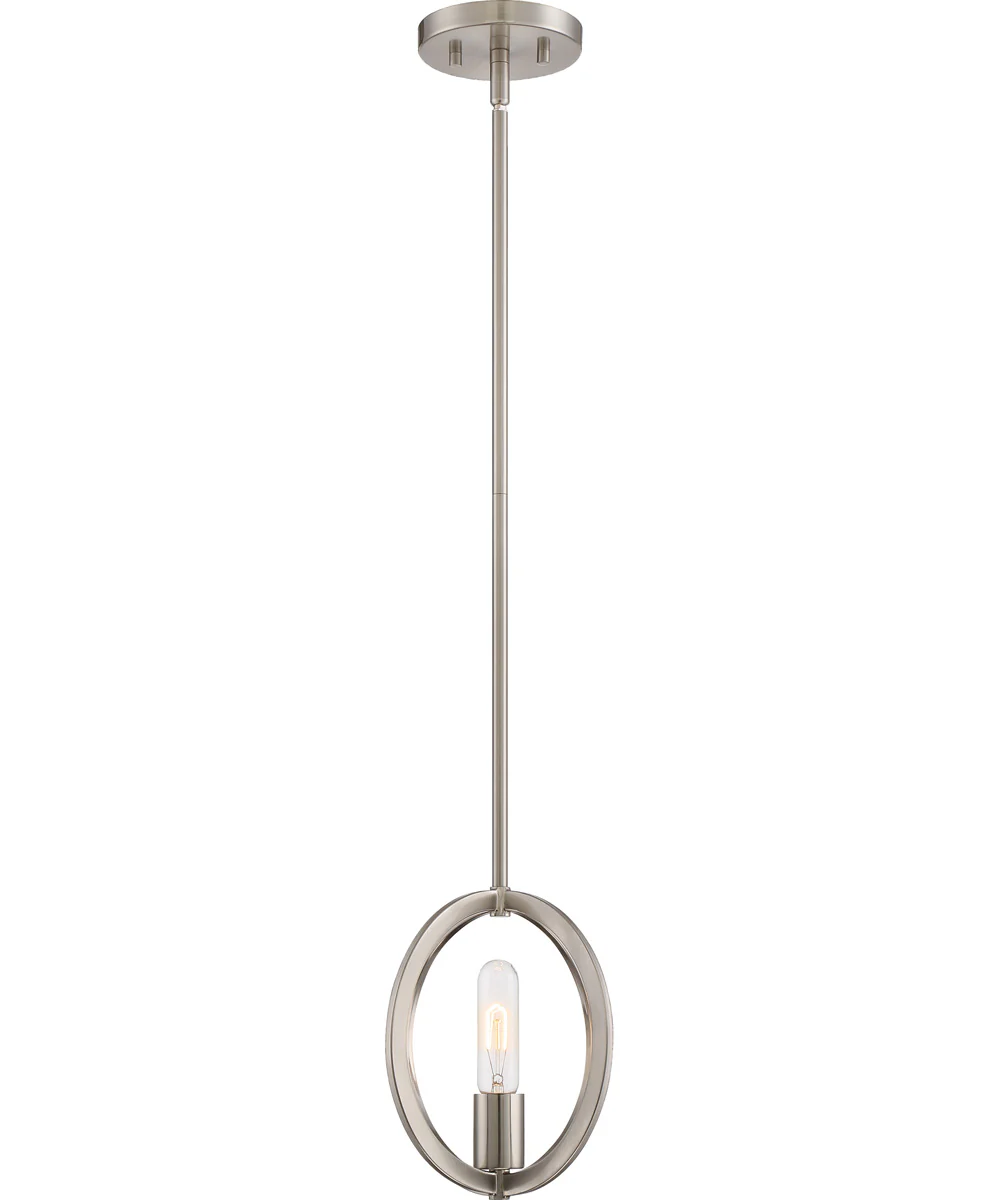 Orion Small 1-light Mini Pendant Brushed Nickel - Image 4