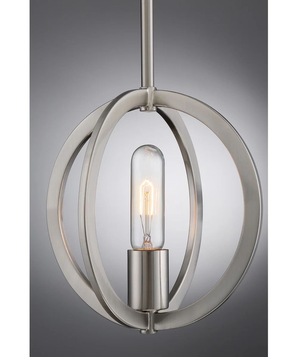 Orion Small 1-light Mini Pendant Brushed Nickel - Image 5