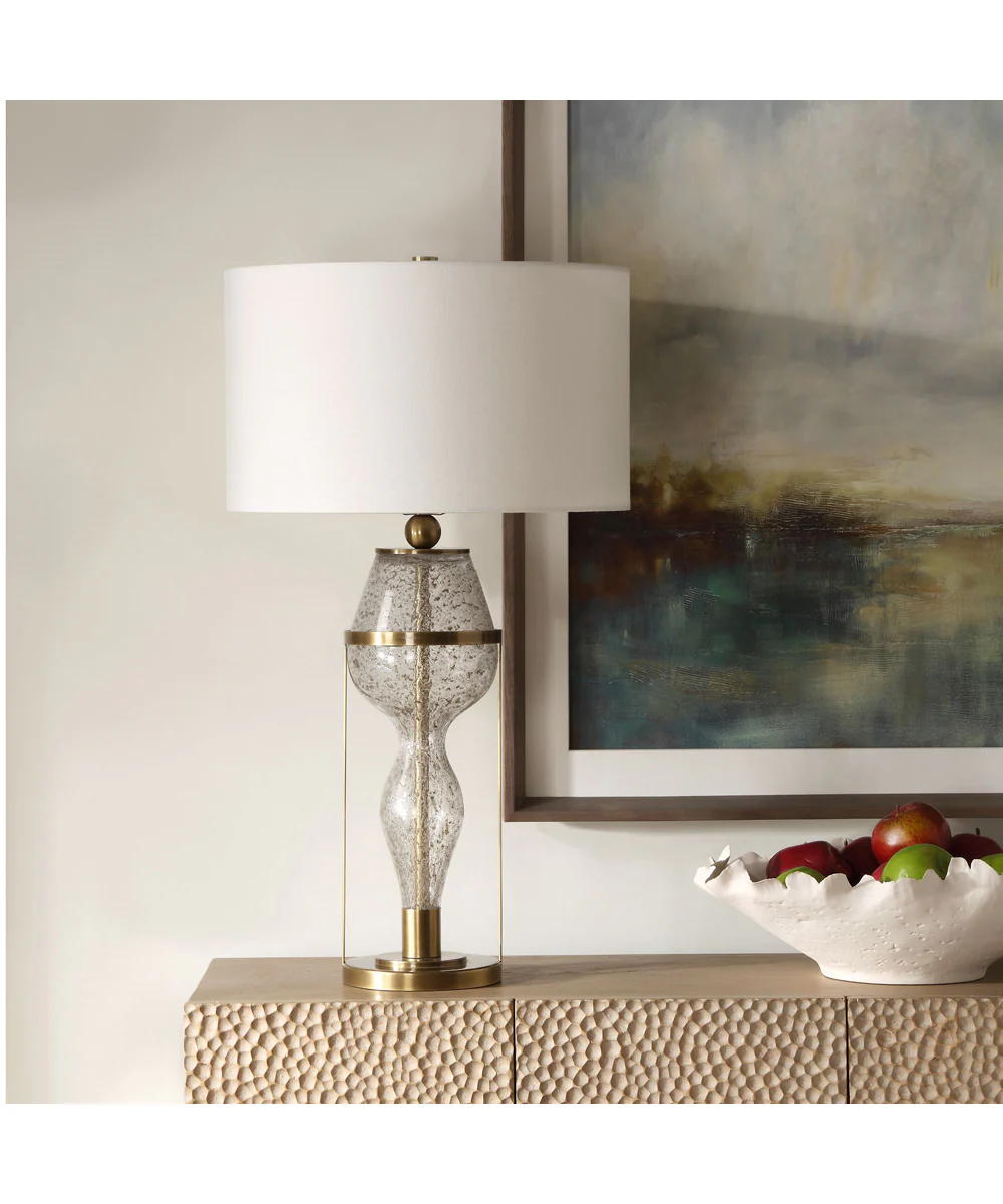 Out Of Time Seeded Glass Table Lamp - Image 3