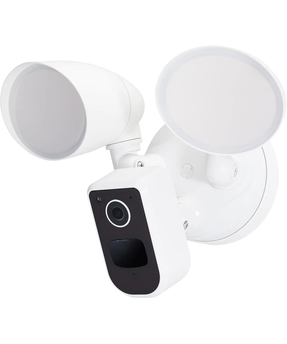 20W Starfish Smart Outdoor Bullet Security Camera Light White Finish - Image 2