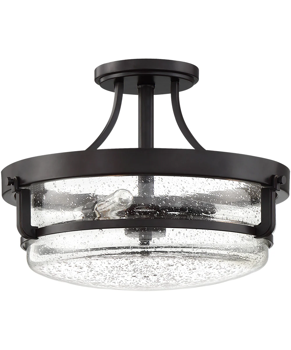 Outpost 3-light Semi Flush Mount Palladian Bronze - Image 3