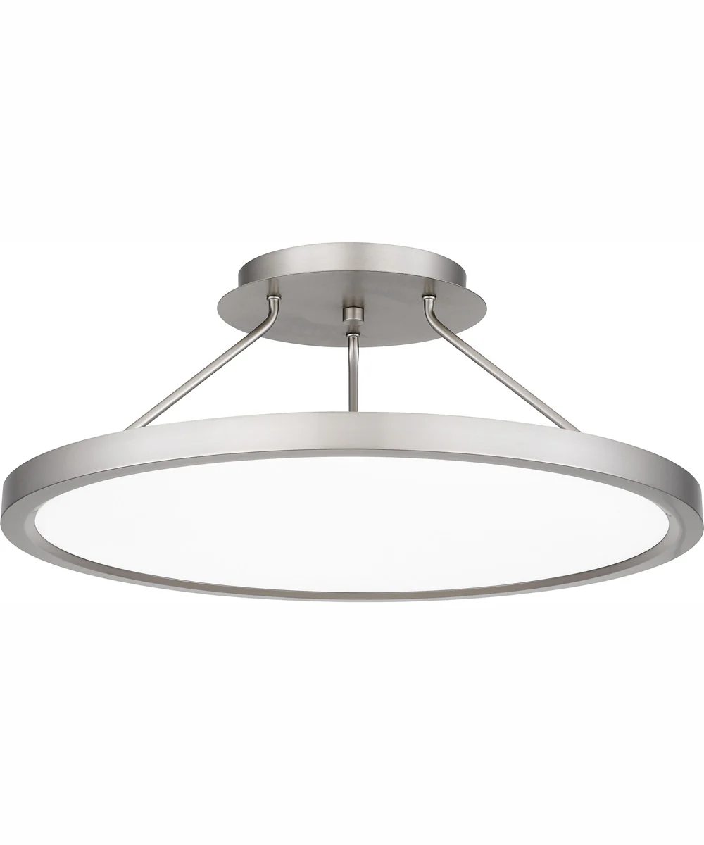 Outskirts Large Semi Flush Mount Brushed Nickel - Image 2