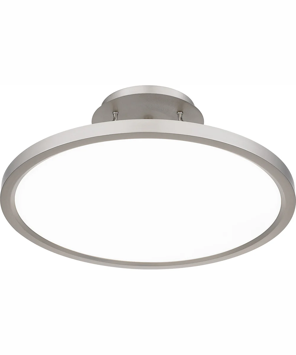 Outskirts Large Semi Flush Mount Brushed Nickel - Image 5