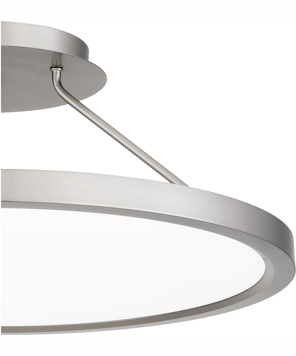 Outskirts Large Semi Flush Mount Brushed Nickel - Image 6