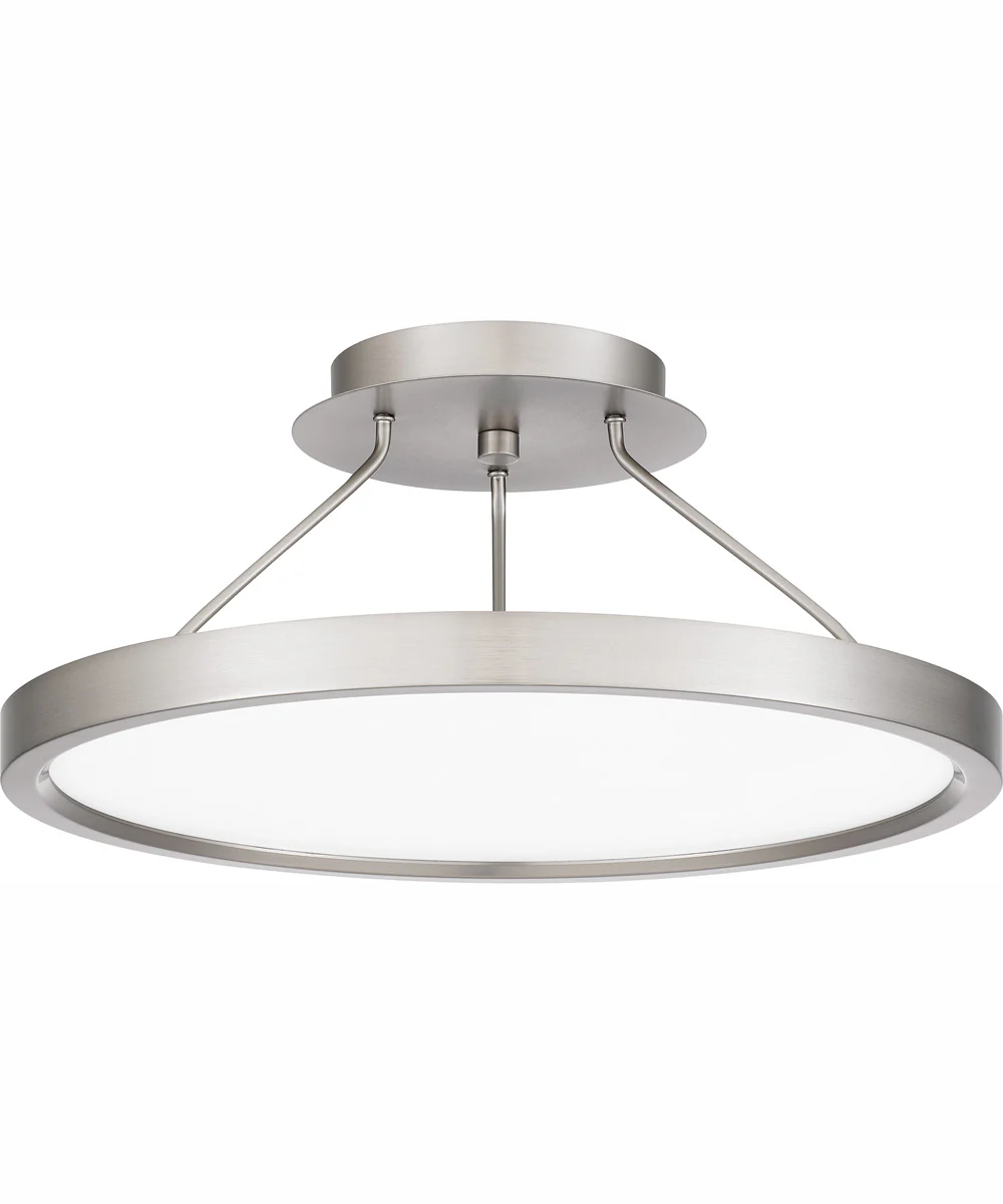 Outskirts Medium Semi Flush Mount Brushed Nickel - Image 2