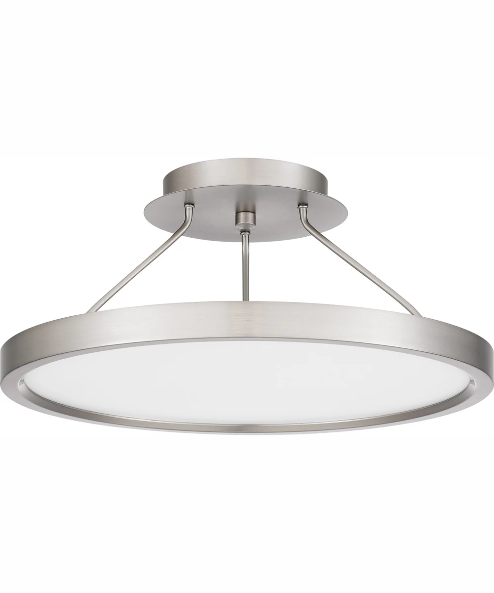 Outskirts Medium Semi Flush Mount Brushed Nickel - Image 3