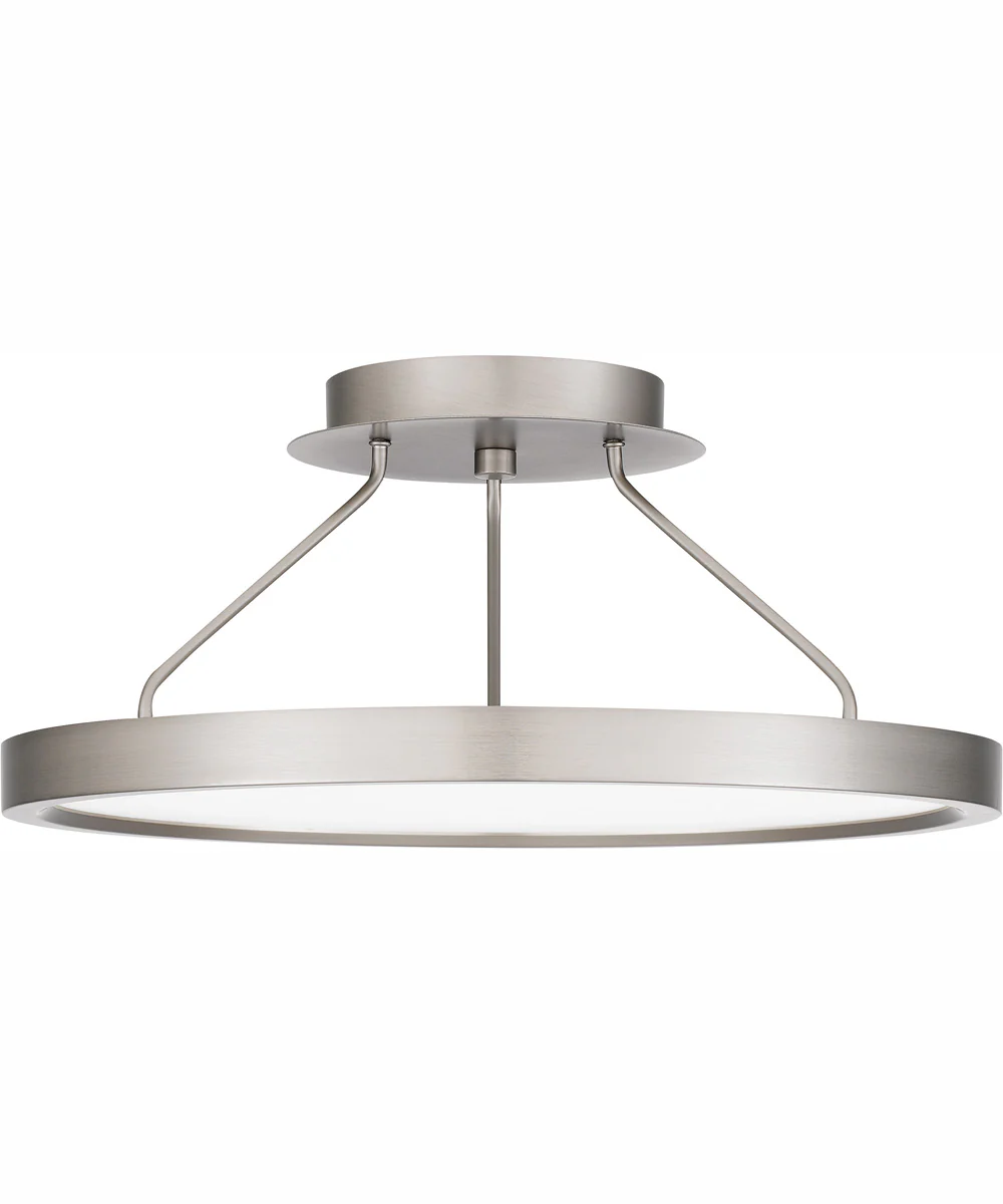 Outskirts Medium Semi Flush Mount Brushed Nickel - Image 4