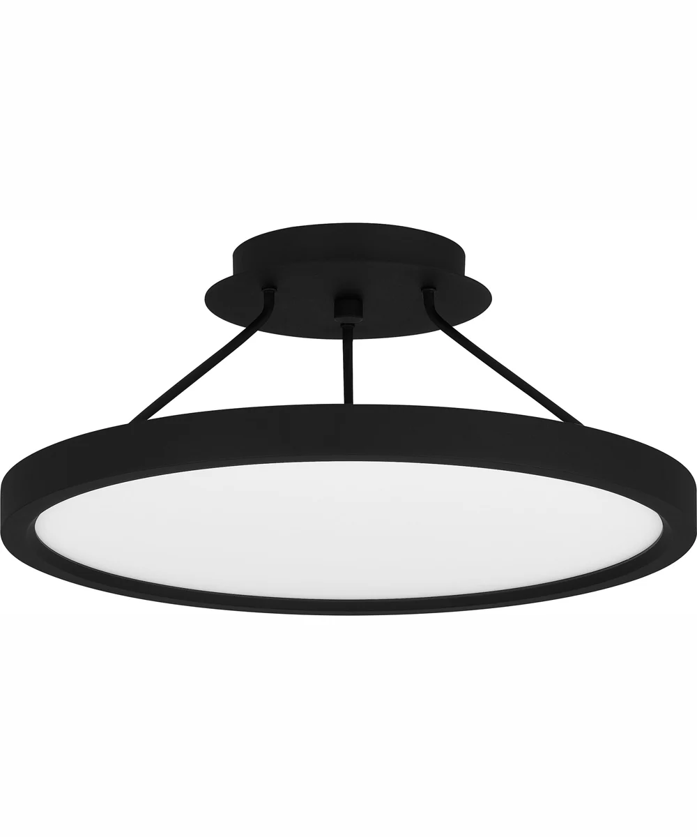 Outskirts Medium Semi Flush Mount Earth Black - Image 3
