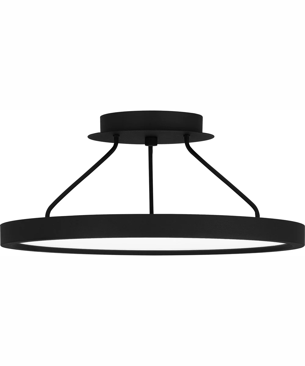 Outskirts Medium Semi Flush Mount Earth Black - Image 4
