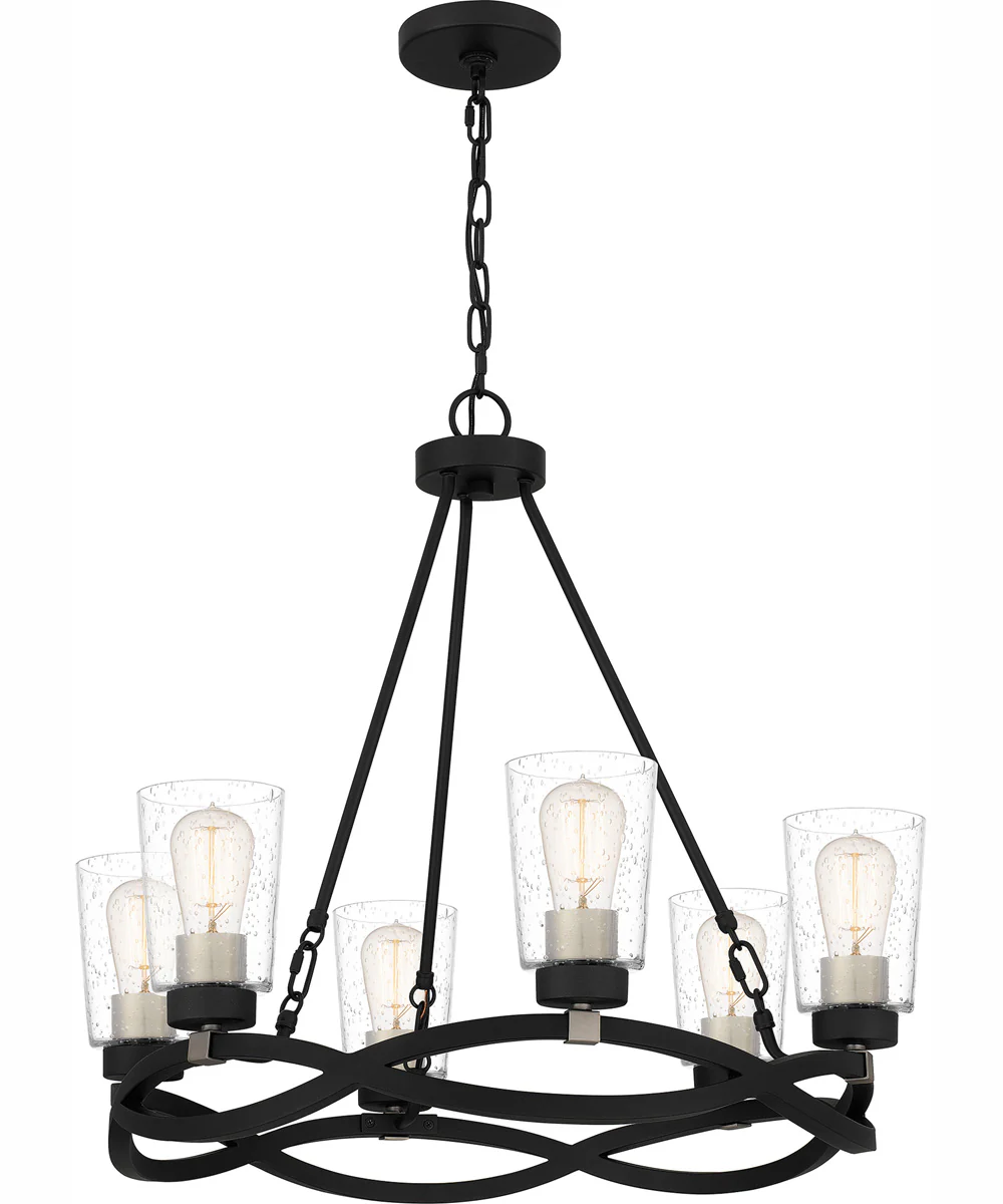 Overlook 6-light Chandelier Earth Black - Image 2