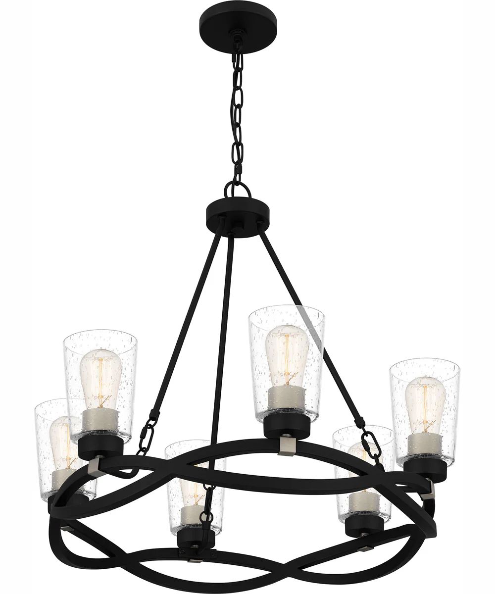 Overlook 6-light Chandelier Earth Black - Image 5