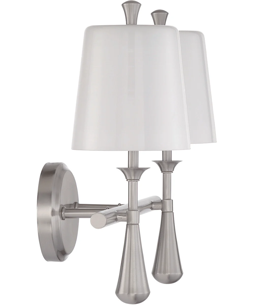 Palmer 2-Light Vanity Brushed Polished Nickel - Image 5