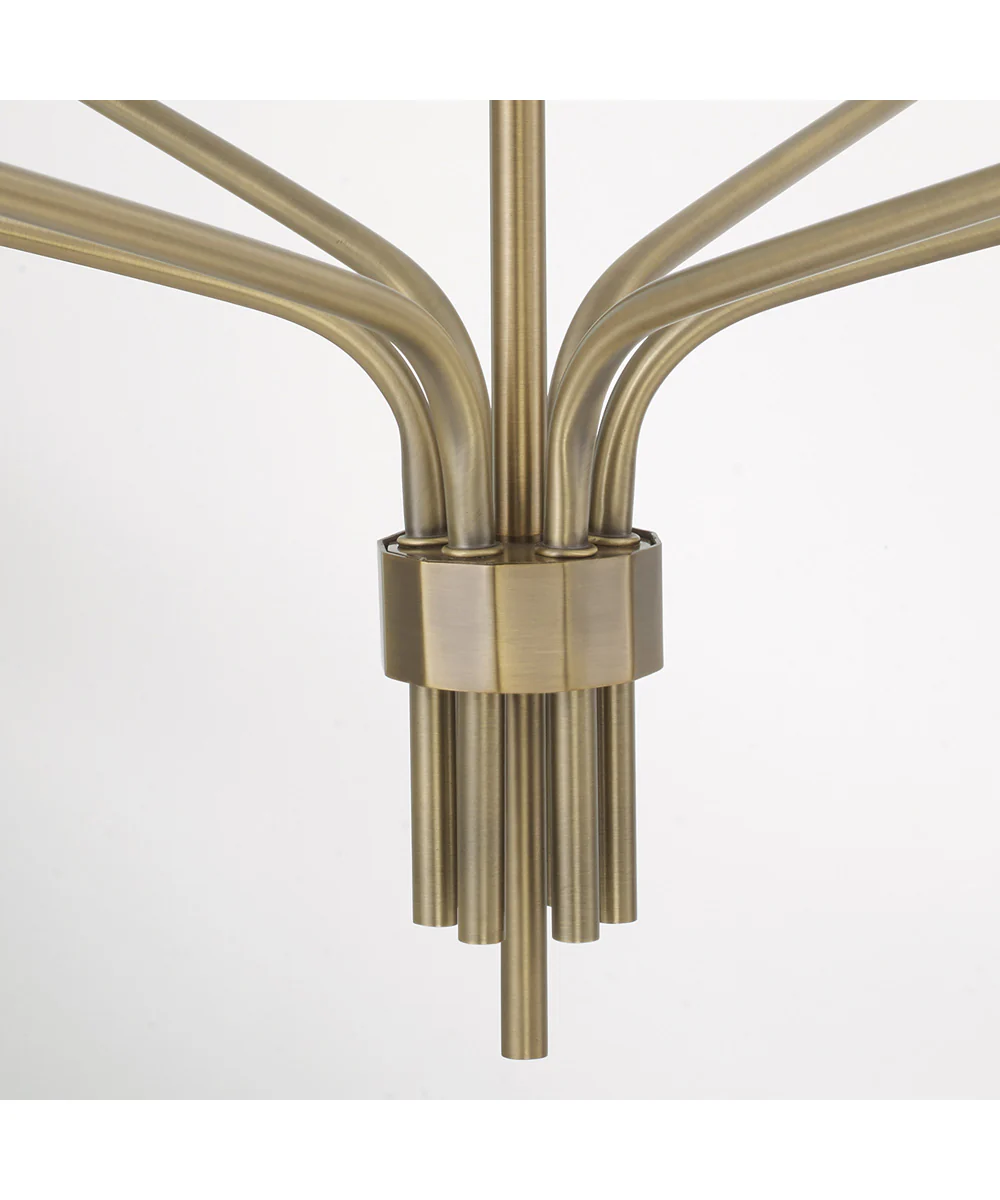 Palmer 6-Light Chandelier Antiqued Brass - Image 4
