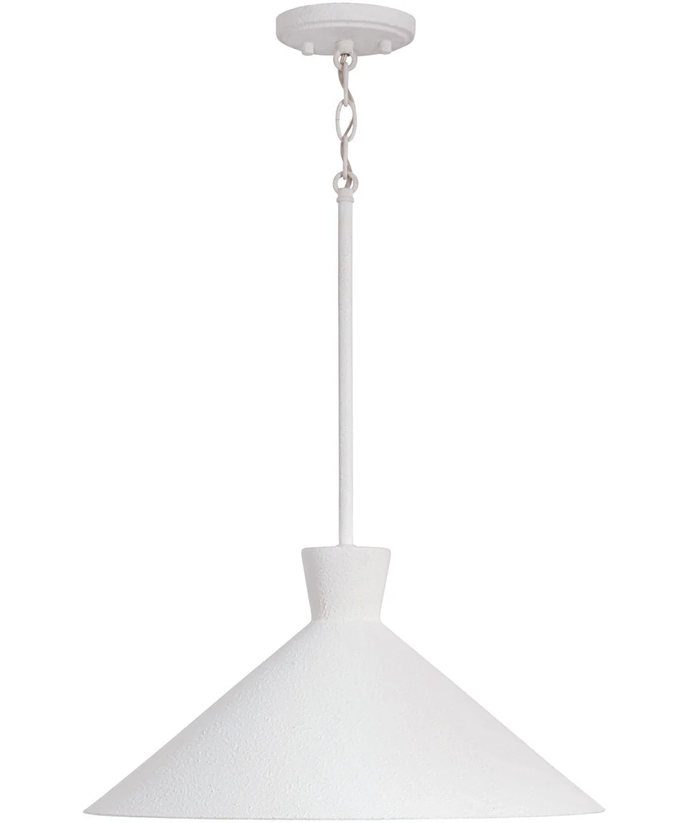 Paloma 1-Light Pendant Textured White