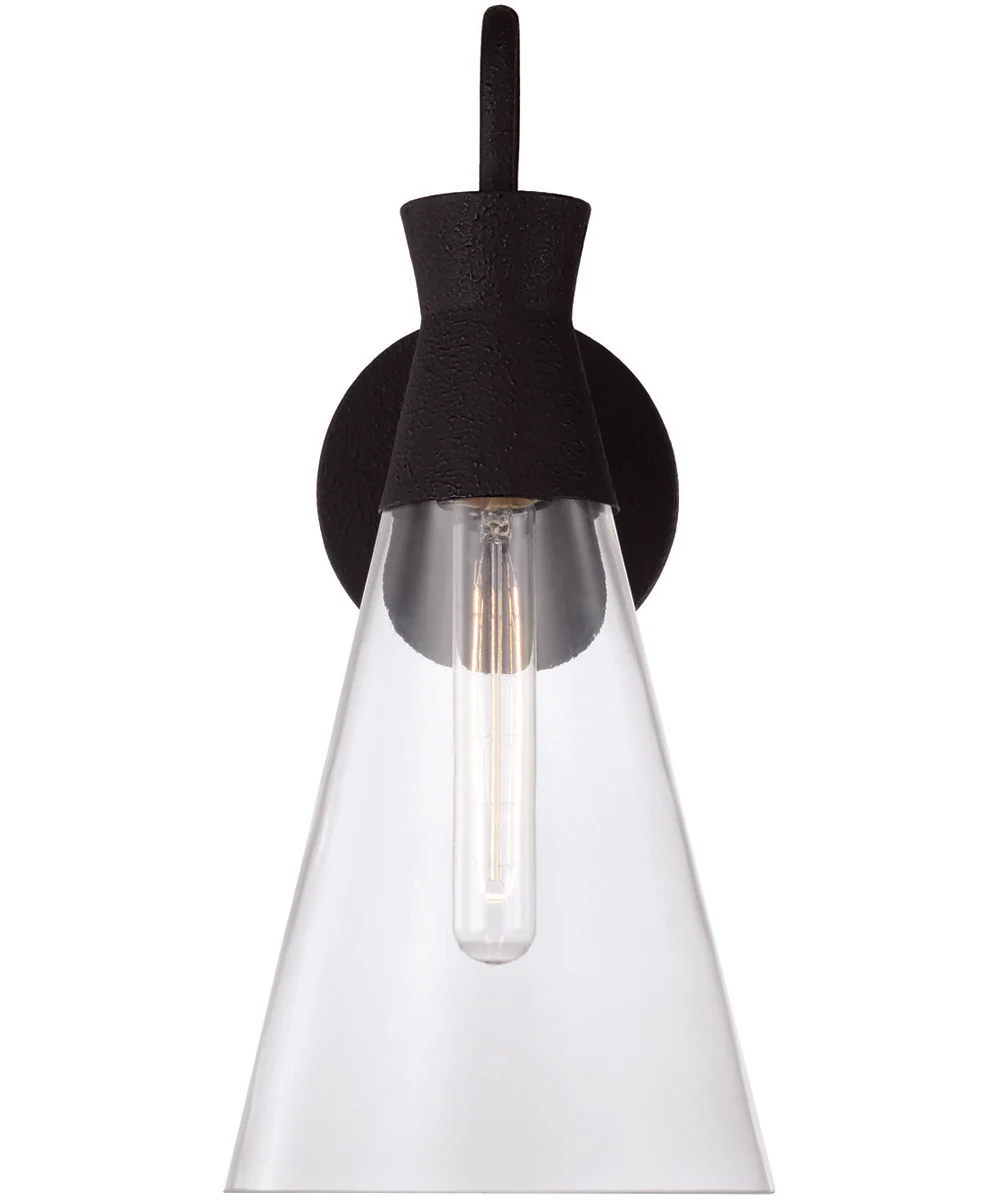 Paloma 1-Light Sconce Textured Black - Image 3
