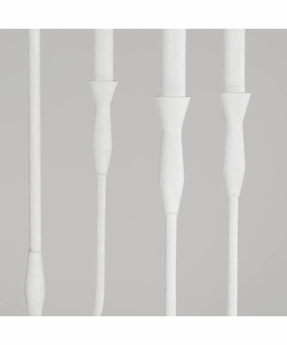 Paloma 6-Light Chandelier Textured White - Image 3