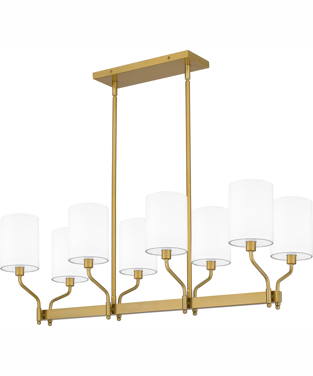 Parkington Small 8-light Island Light Aged Brass - Image 2