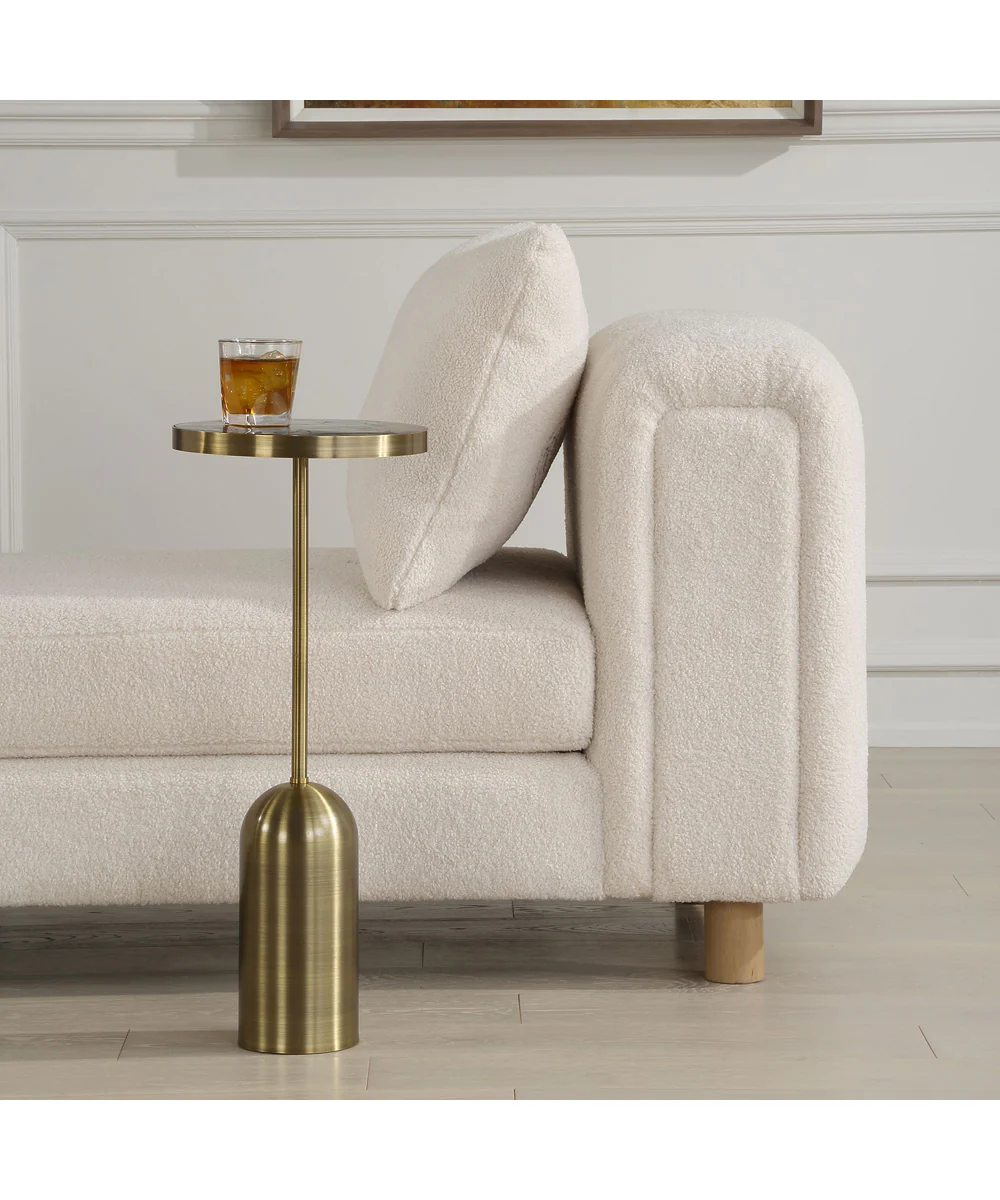 Pascal Brass Drink Table - Image 2