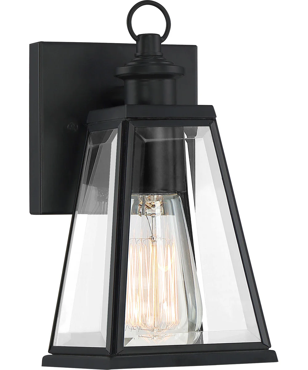 Paxton Small 1-light Outdoor Wall Light Matte Black - Image 2