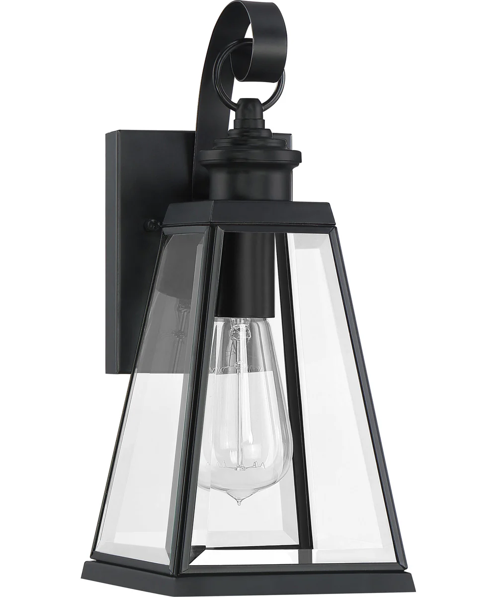 Paxton Small 1-light Outdoor Wall Light Matte Black - Image 3