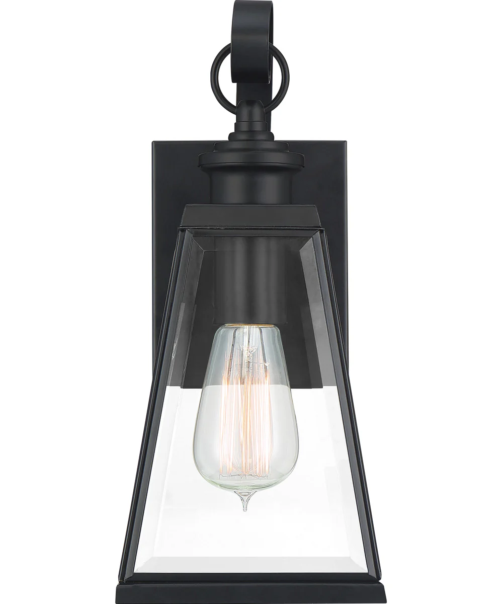 Paxton Small 1-light Outdoor Wall Light Matte Black - Image 4