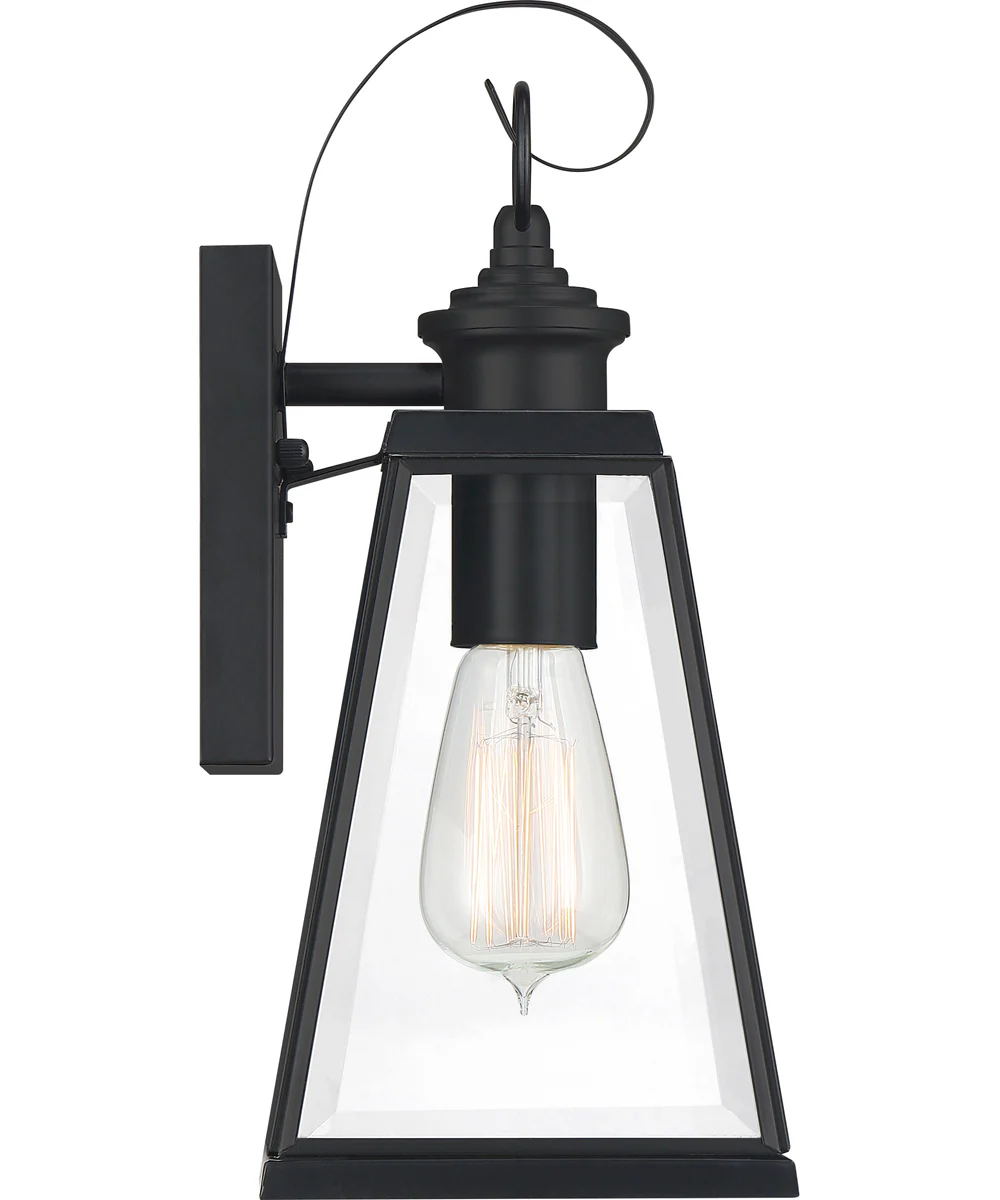 Paxton Small 1-light Outdoor Wall Light Matte Black - Image 5