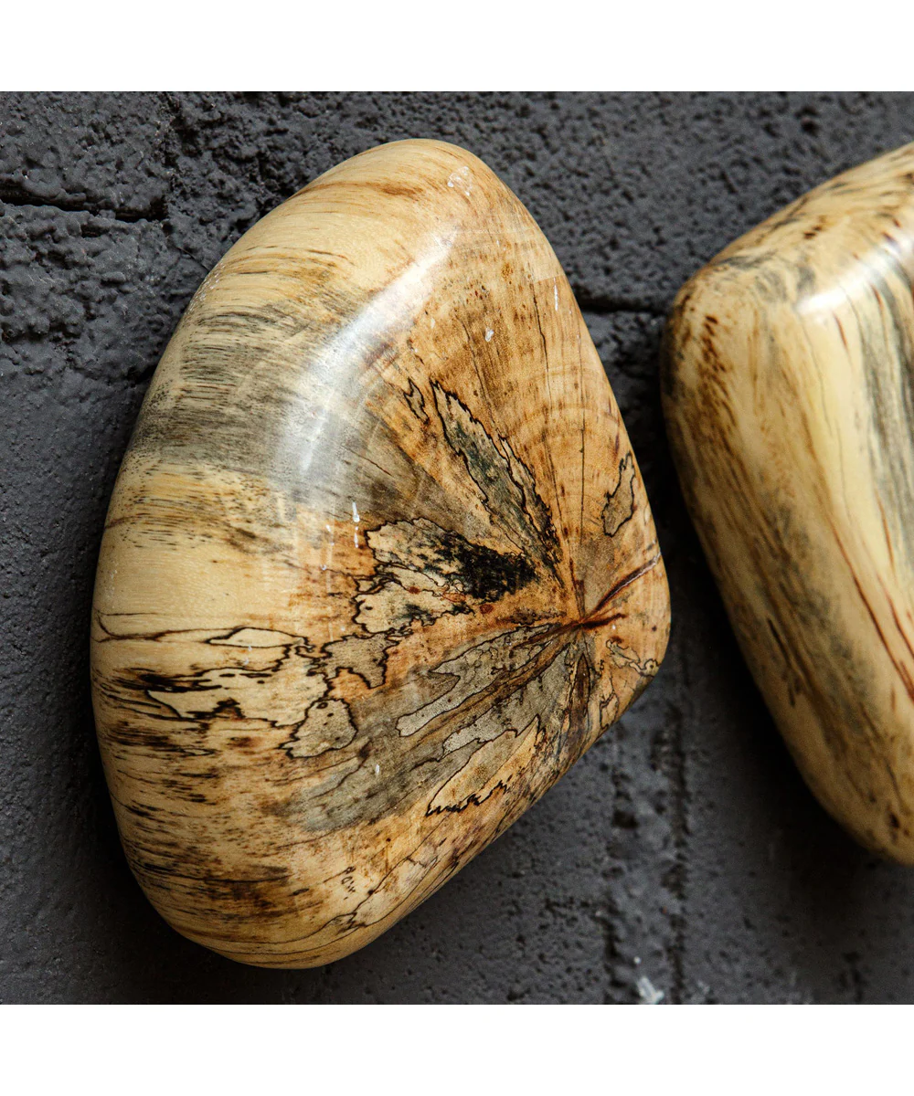 Pebbles Blonde Wood Wall Décor, Set of 9 - Image 5
