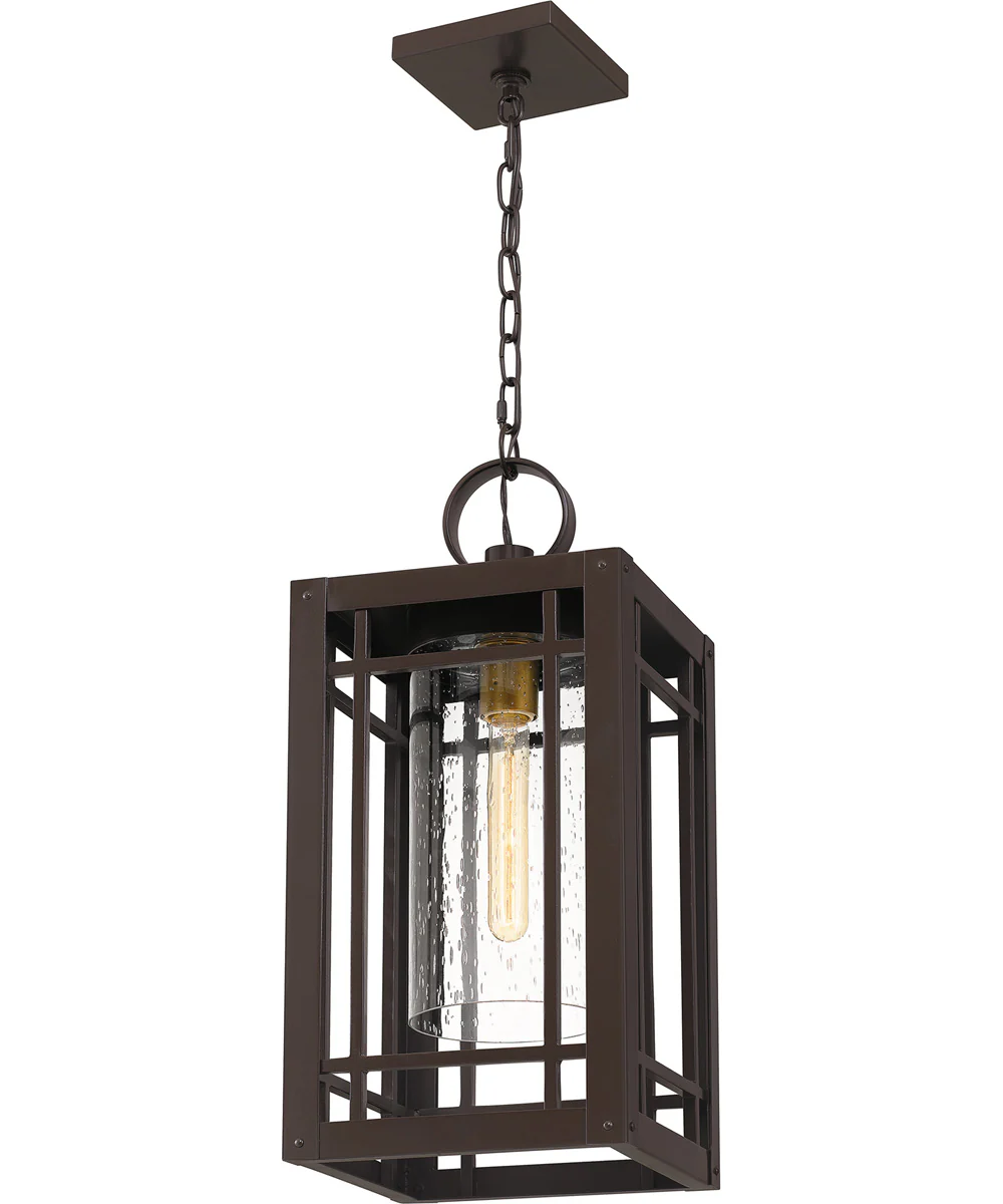 Pelham Large 1-light Outdoor Pendant Light  Coastal Armour Aluminum Western Bronze - Image 5