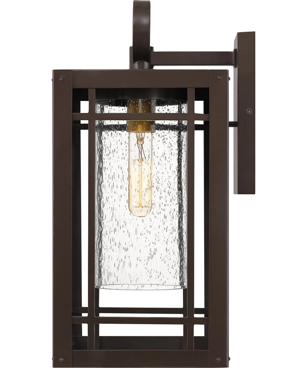 Pelham Medium 1-light Outdoor Wall Light  Coastal Armour Aluminum Western Bronze - Image 5