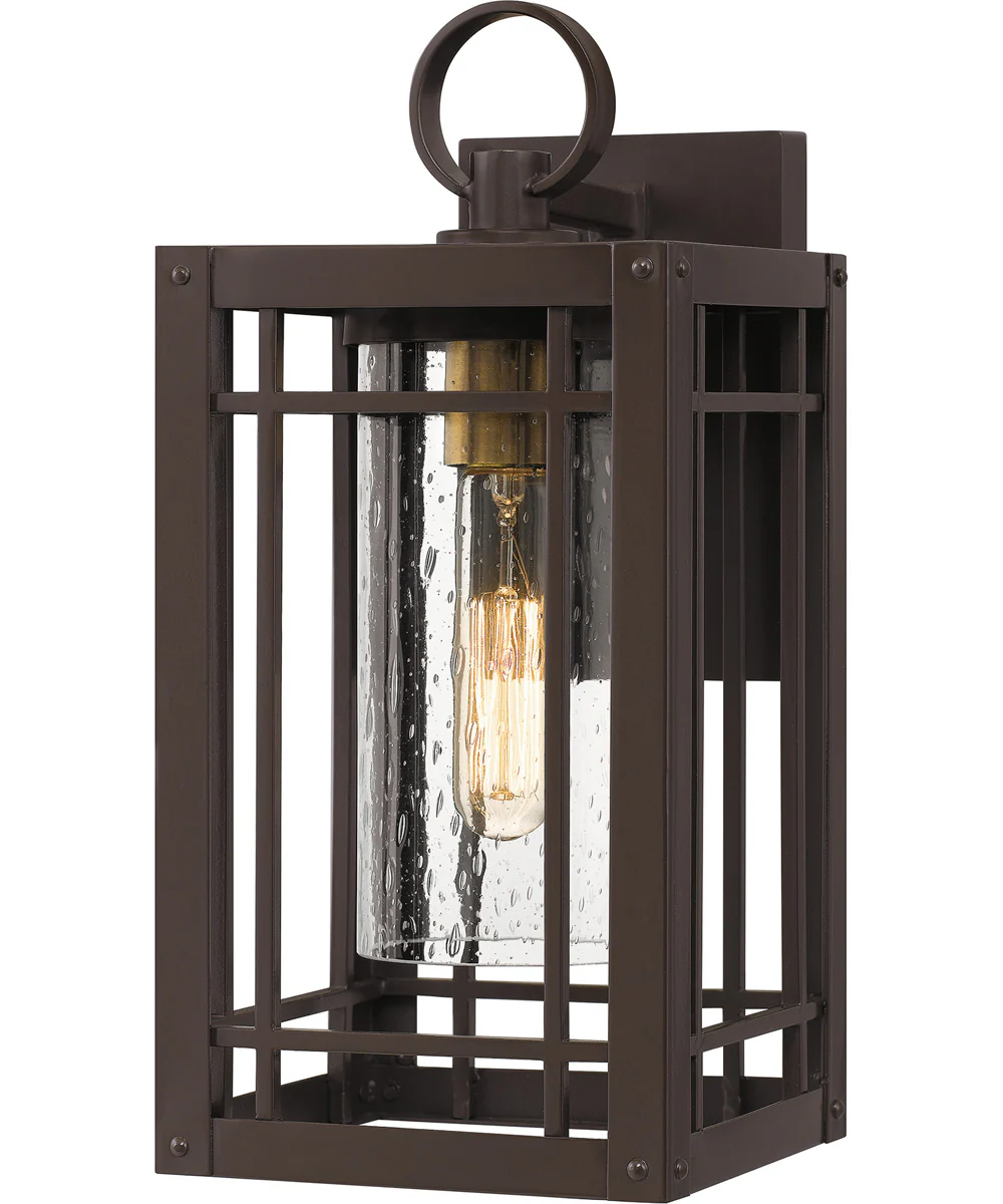 Pelham Small 1-light Outdoor Wall Light  Coastal Armour Aluminum Western Bronze - Image 2