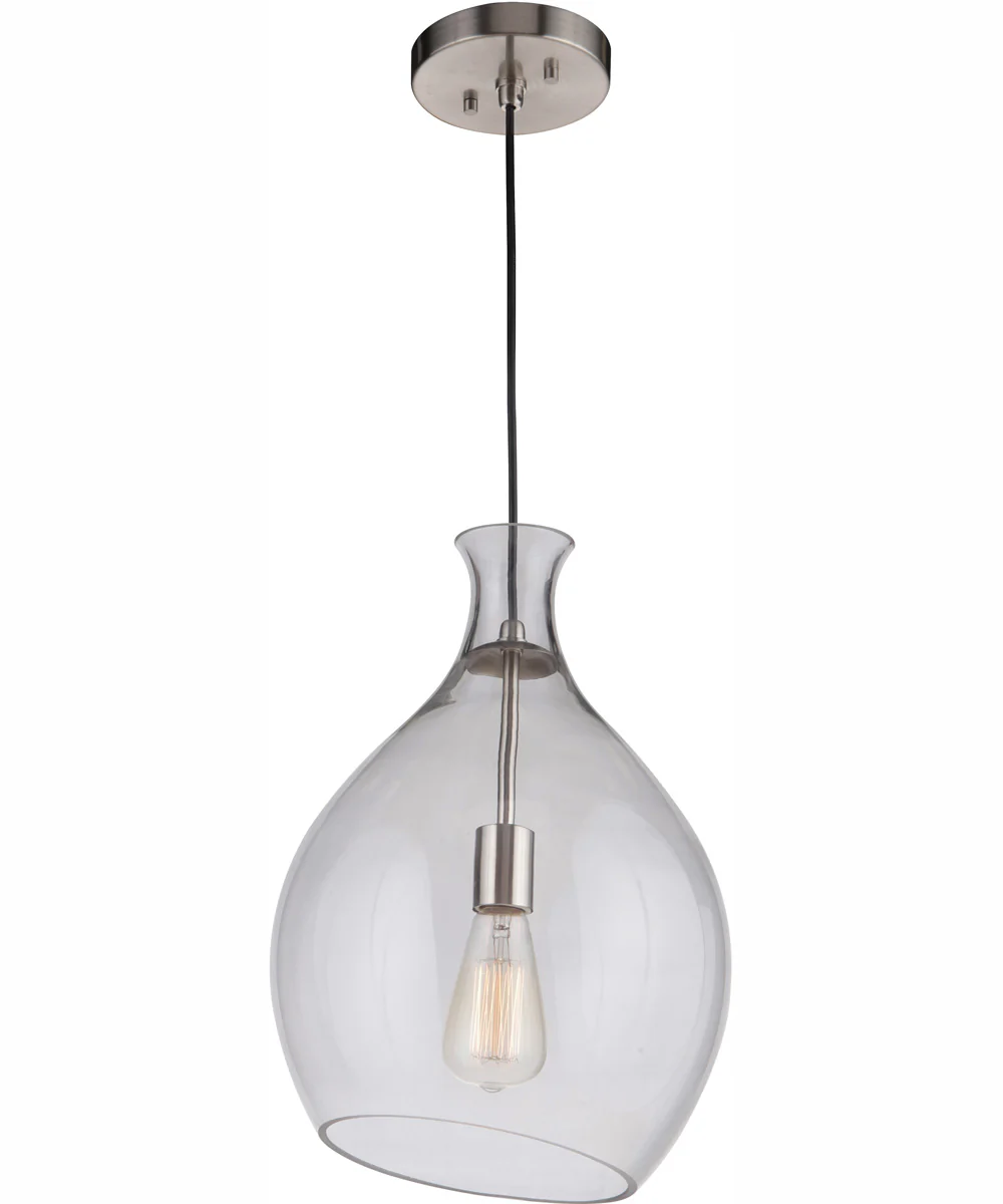 Pendant 1-Light Pendant Brushed Polished Nickel - Image 2