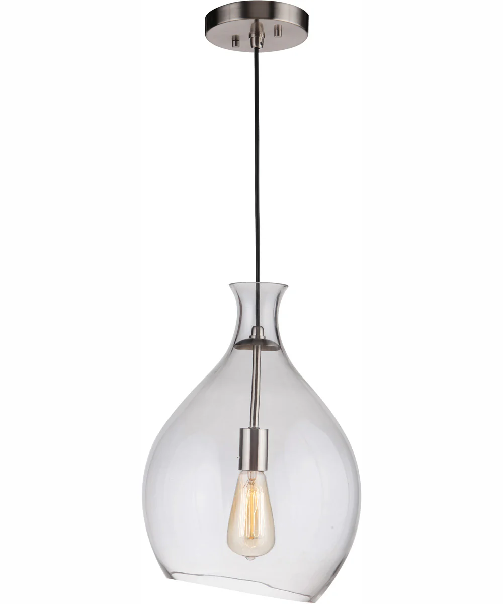 Pendant 1-Light Pendant Brushed Polished Nickel - Image 3