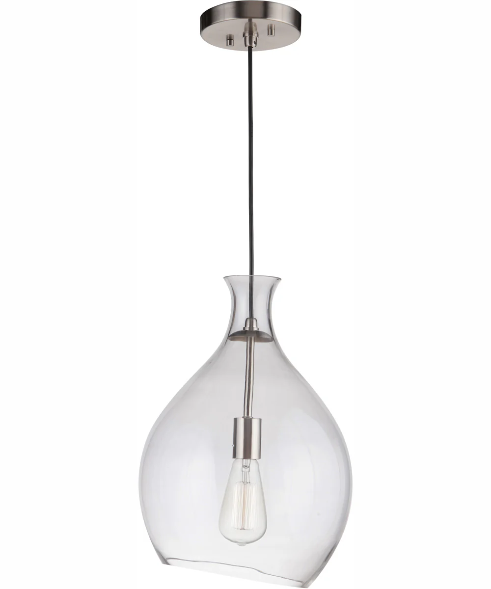 Pendant 1-Light Pendant Brushed Polished Nickel - Image 4