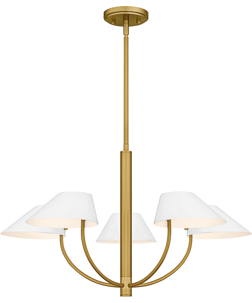 Penley 5-light Chandelier Brushed Gold