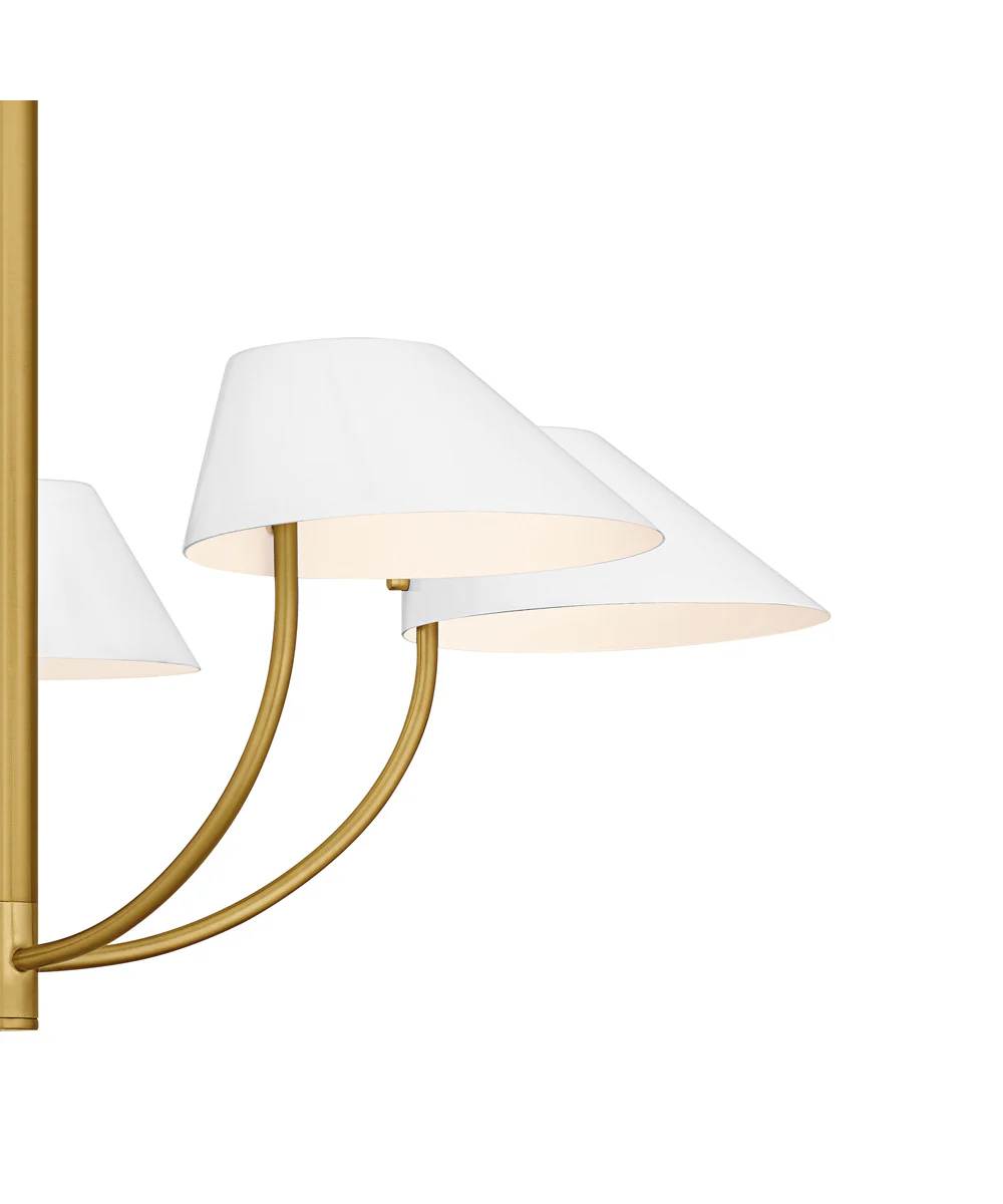 Penley 5-light Chandelier Brushed Gold - Image 6