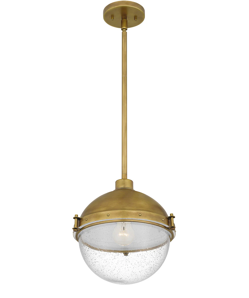 Perrine Small 1-light Mini Pendant Weathered Brass - Image 5