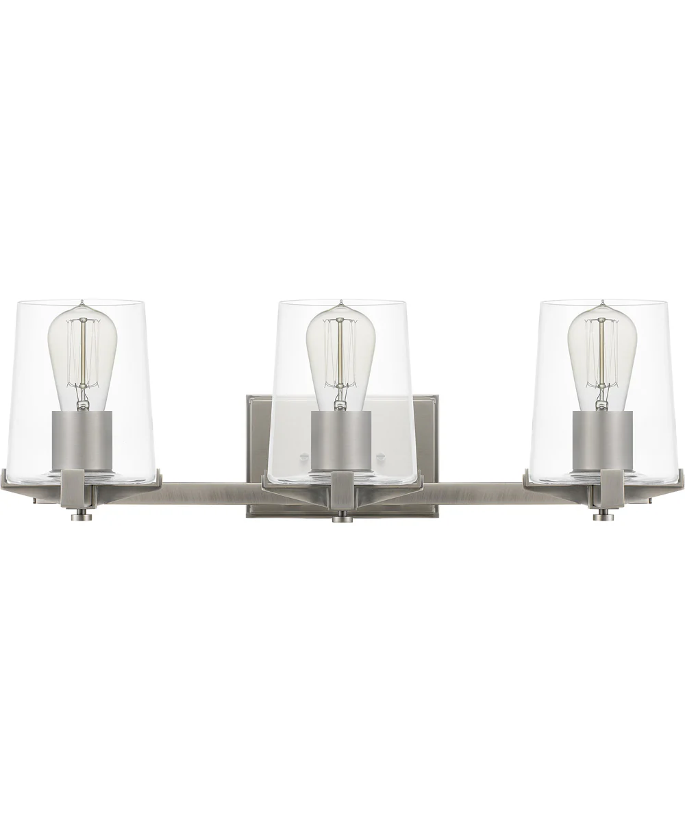 Perry Large 3-light Bath Light Antique Nickel - Image 3