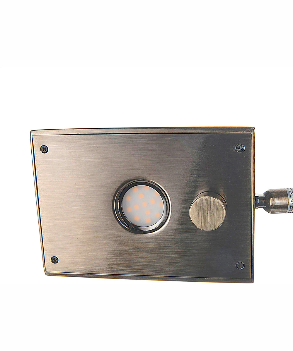 Pharma Collection 1-Light Led Desk Lamp Ab With Usb Charging Port - Image 4