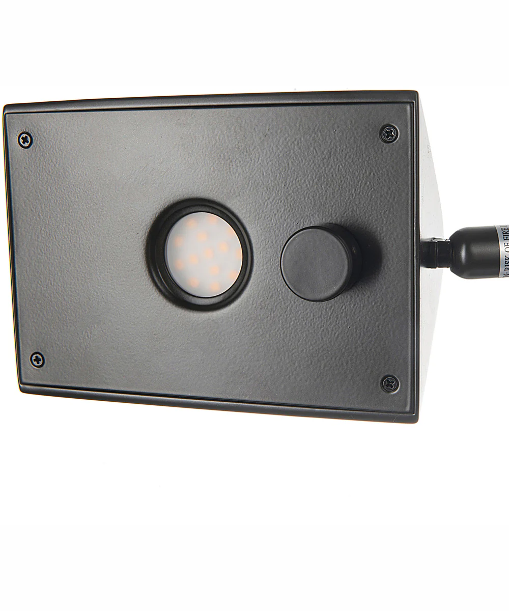 Pharma Collection 1-Light Led Desk Lamp Dark Bronze With Usb Charging Port - Image 4