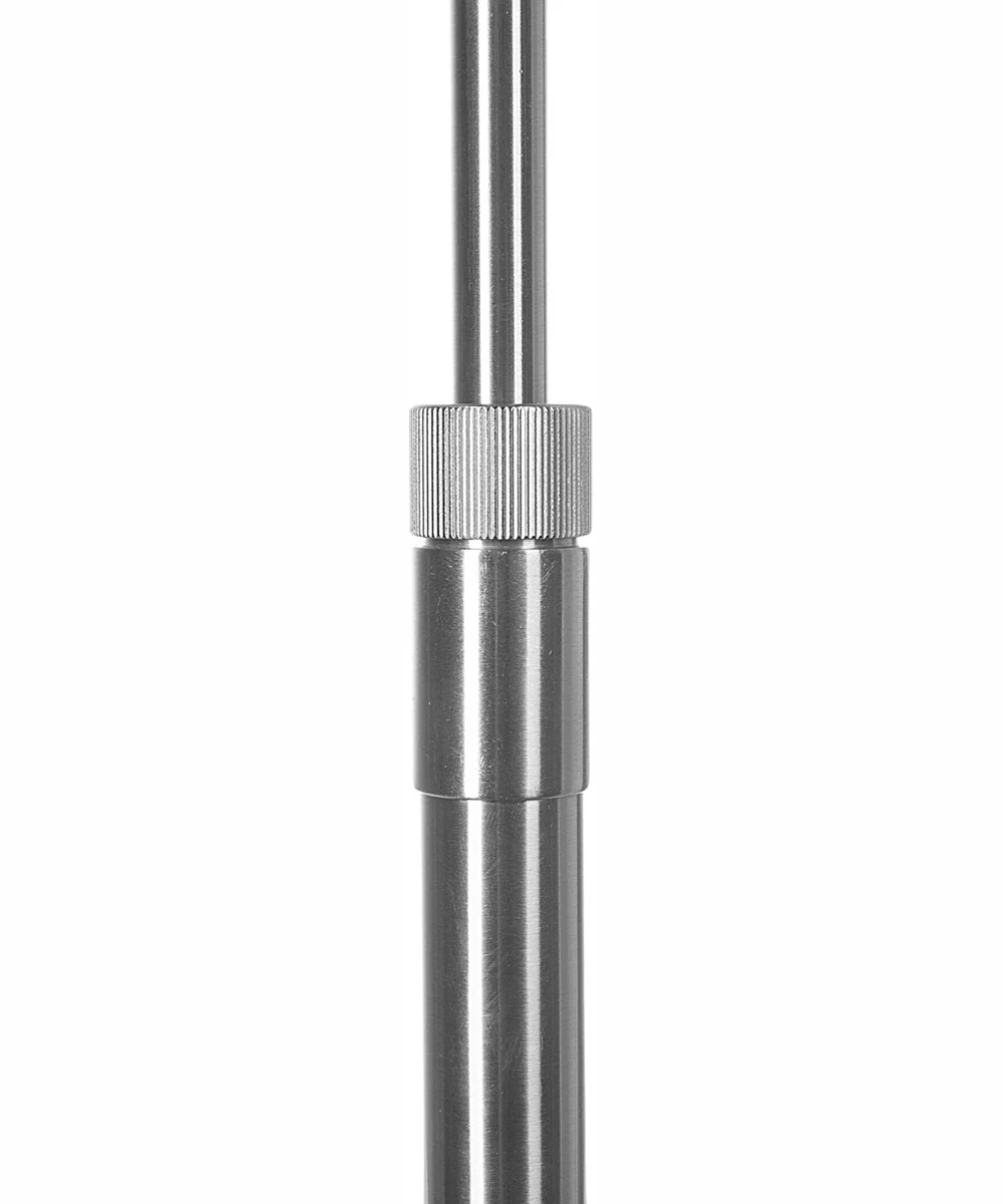 Pharma Collection 1-Light Led Floor Lamp Brushed Nickel - Image 4