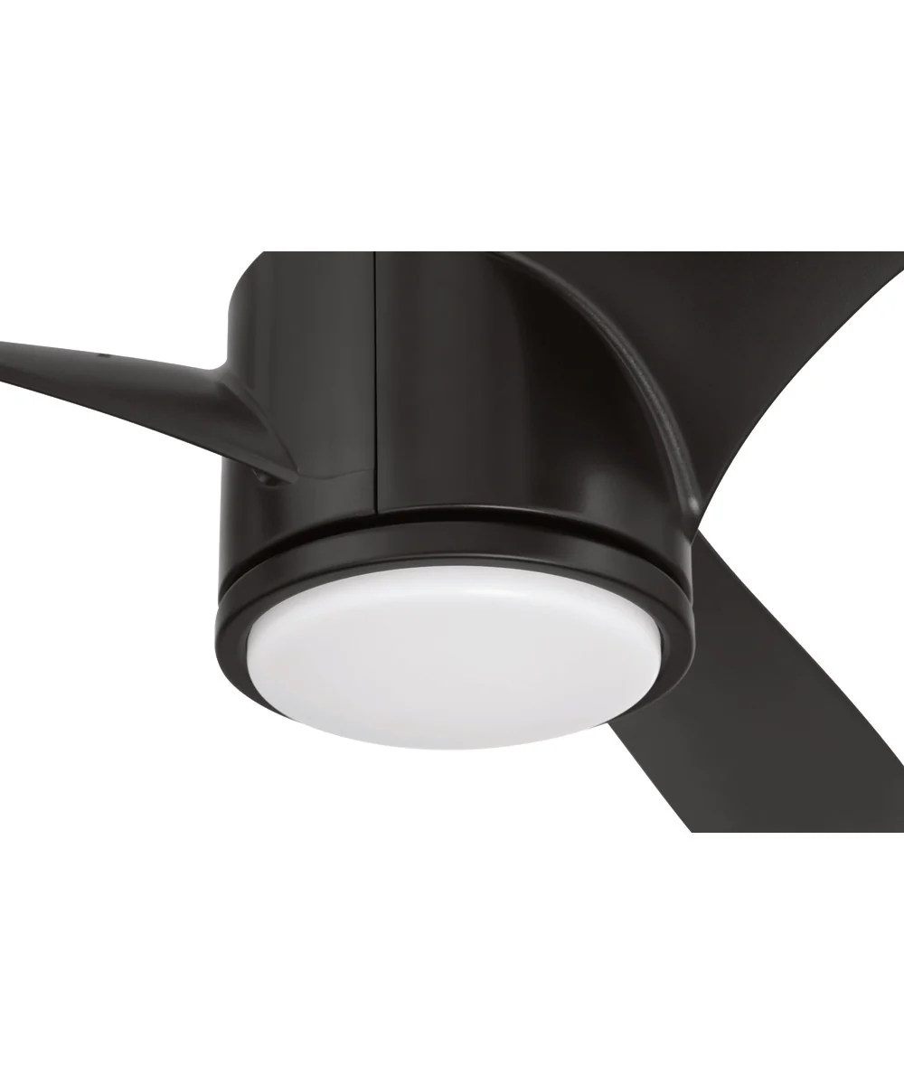 Phoebe 52" 3-Blade Indoor/Outdoor Damp Ceiling Fan Fan Flat Black - Image 6
